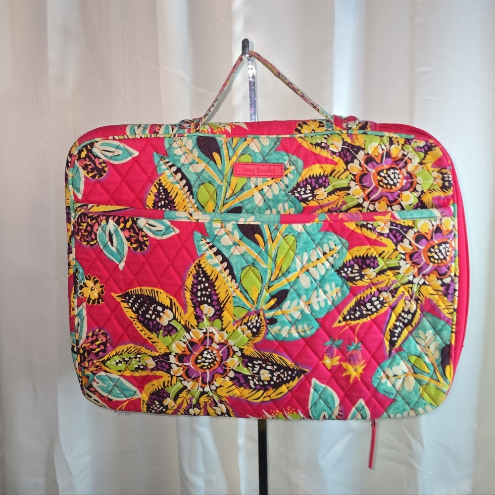 Vera Bradley Floral Quilted Laptop Bag